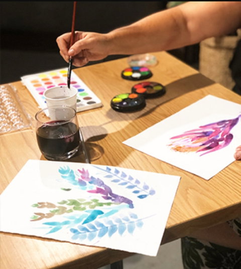 Paint And Sip Class: Watercolour And Wine - Hotel Gold Coast 0