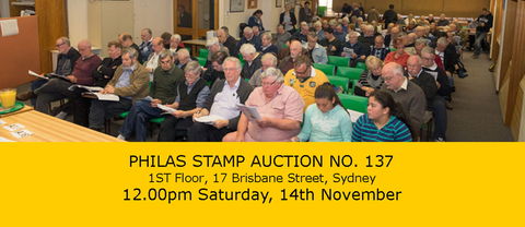 PHILAS Stamp Auction No. 137 - Hotel Gold Coast 1