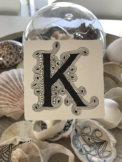 Online Live Streaming Class: Zentangle Art: Embedded Letters - Hotel Gold Coast 0