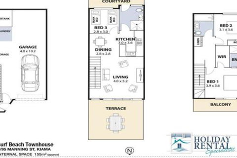 Surf Beach Townhouse - Hotel Gold Coast 4