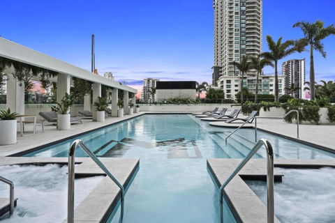 OCEAN Views In Beachside 2-Bedroom Unit - Q Stay - Hotel Gold Coast 3