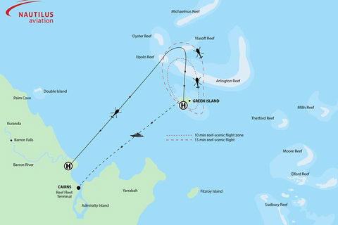 Fly To Green Island - Cruise Return - Hotel Gold Coast 0